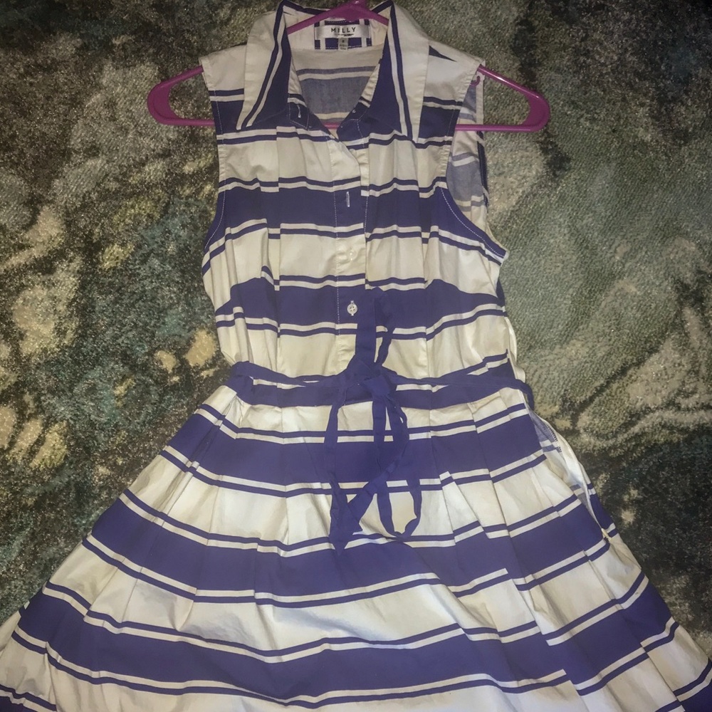 👗Blue and White dress 👗